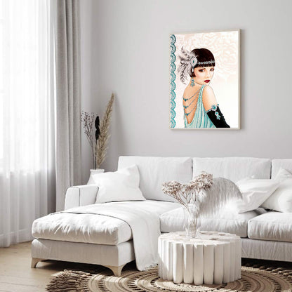 Noble Woman - Full Round Drill Diamond Painting 40*50CM