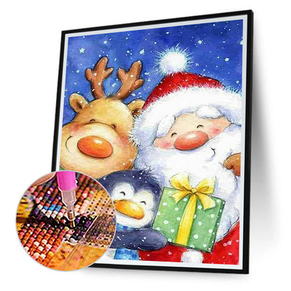 Santa Claus 40*50CM(Canvas) Full Round Drill Diamond Painting