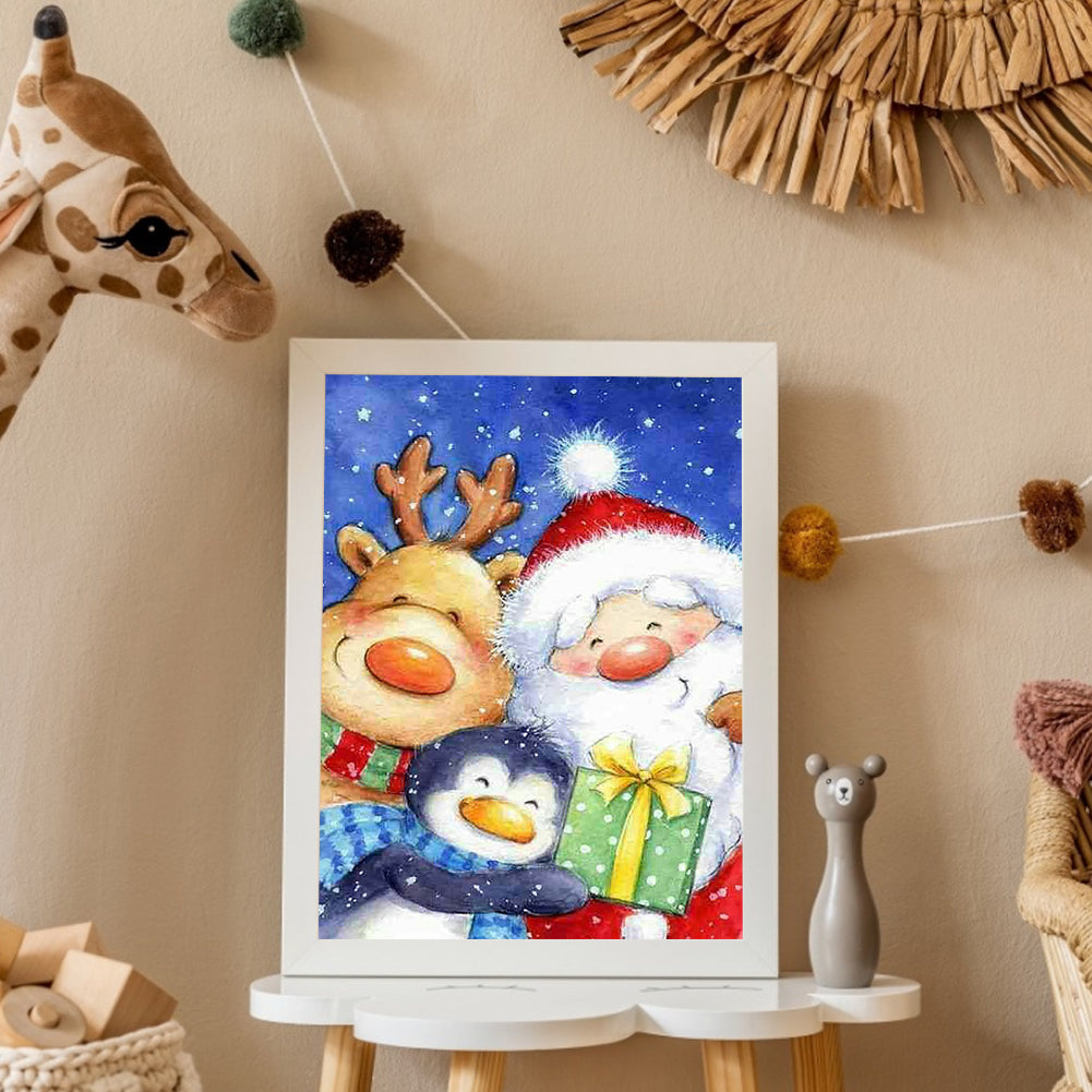 Santa Claus - Full Round Drill Diamond Painting 40*50CM