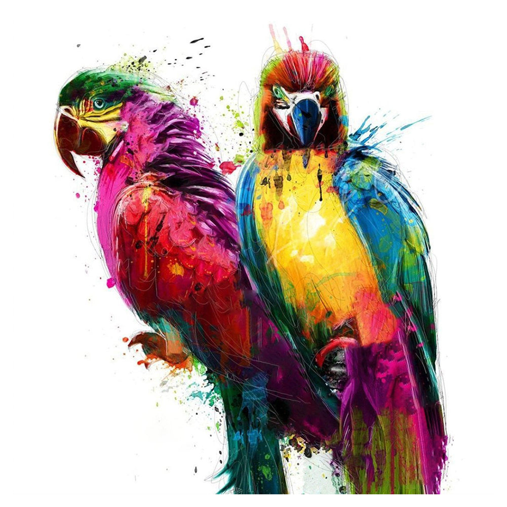 Parrot - Full Square Drill Diamond Painting 30*30CM