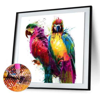 Parrot - Full Square Drill Diamond Painting 30*30CM