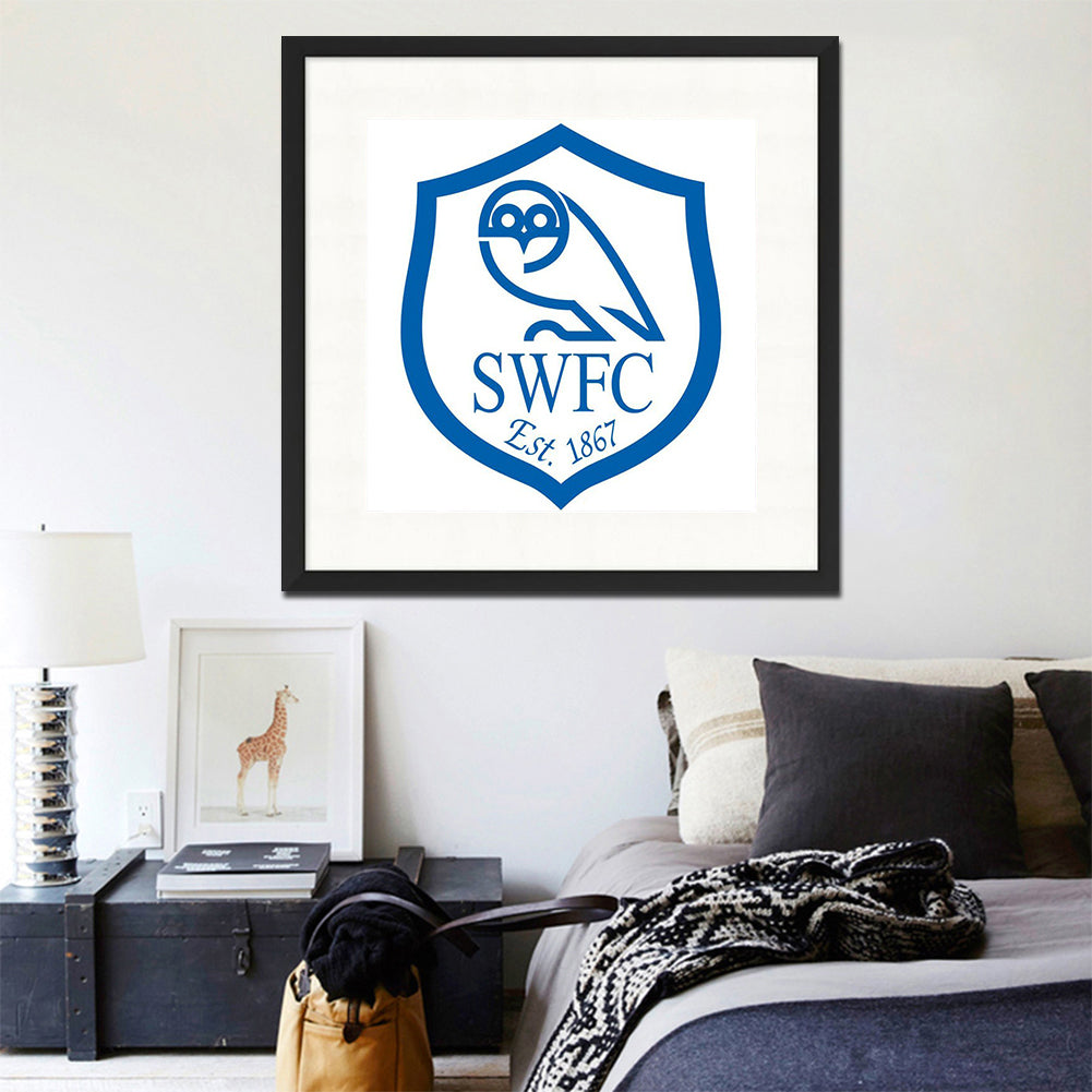 Hillsborough Football Club - Full Round Drill Diamond Painting 30*30CM