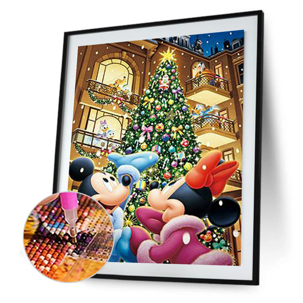 Christmas Mickey Mouse - Full Square Drill Diamond Painting 30*40CM