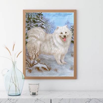 Dog 30*40CM(Canvas) Full Square Drill Diamond Painting