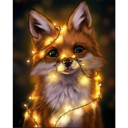 Fox - Full Round Drill Diamond Painting 40*50CM