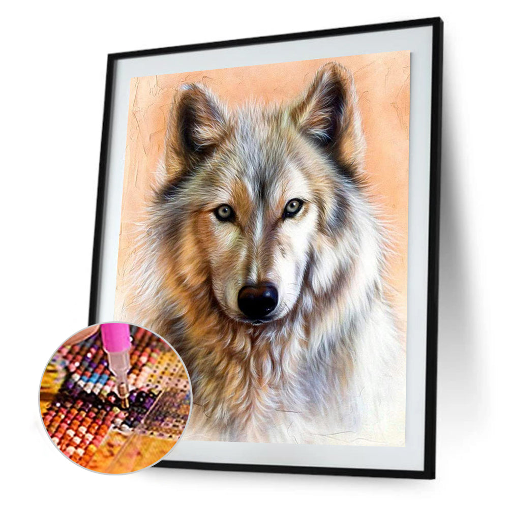 Wolf - Full Round Drill Diamond Painting 40*50CM