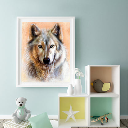 Wolf - Full Round Drill Diamond Painting 40*50CM