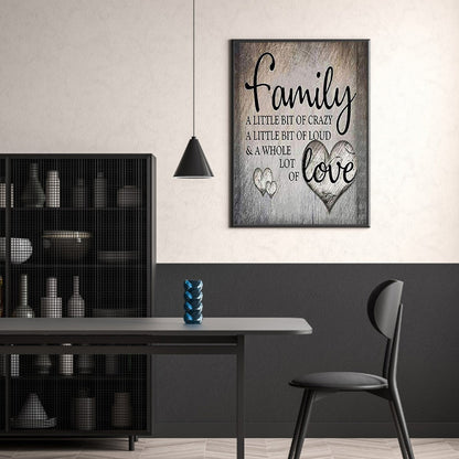 Calligraphy - Full Round Drill Diamond Painting 40*50CM