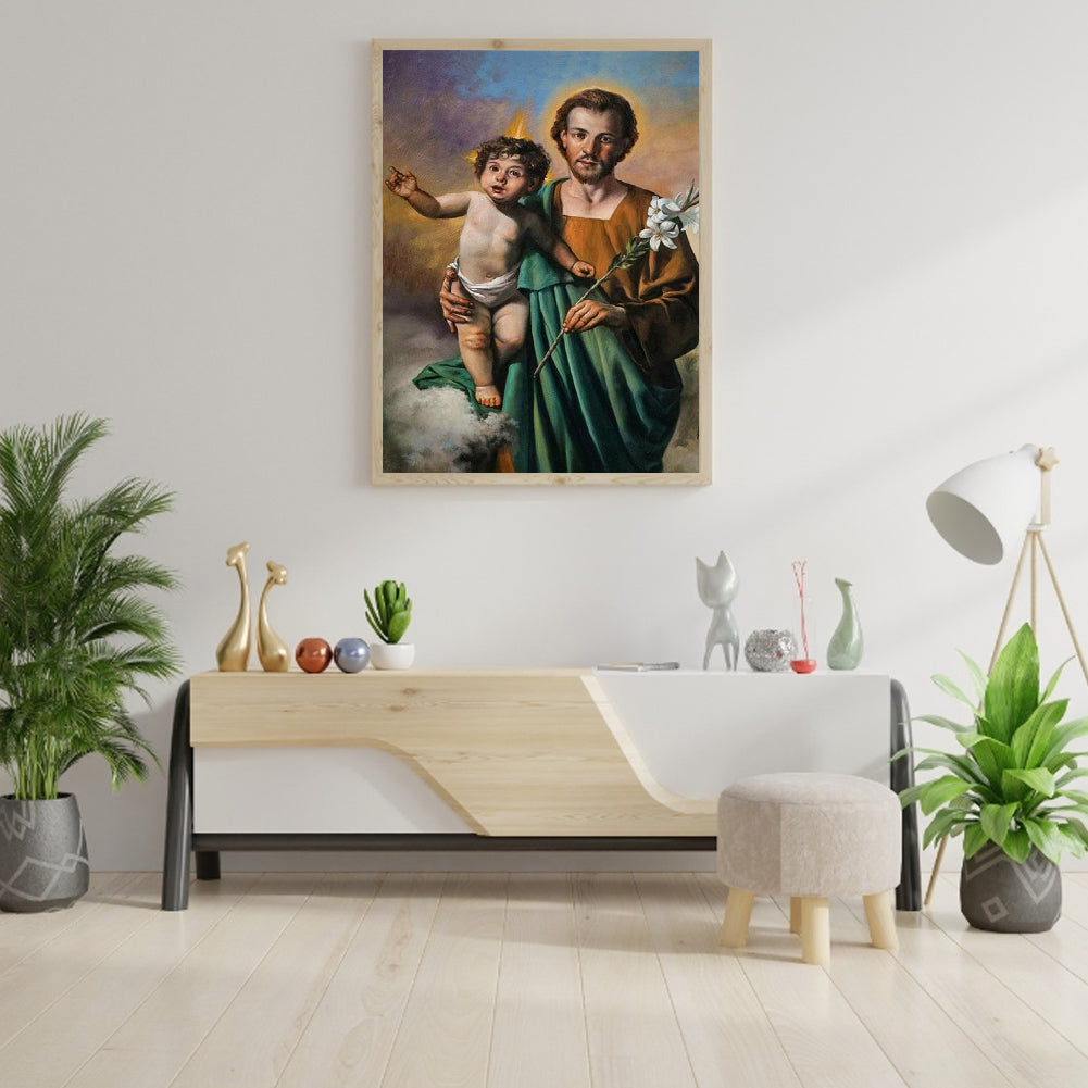 Religion - Full Round Drill Diamond Painting 30*40CM