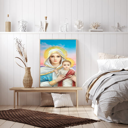 Religion - Full Round Drill Diamond Painting 30*40CM