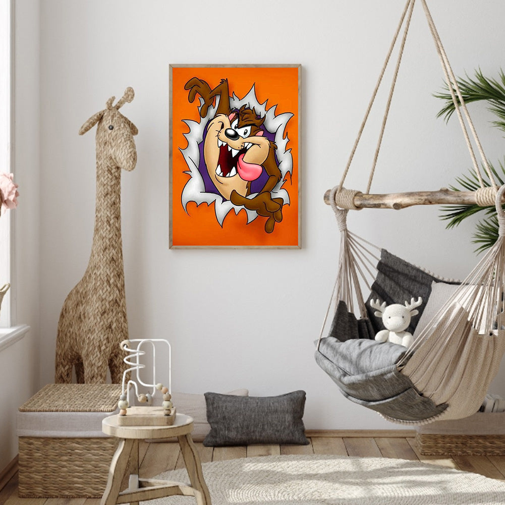 Big Mouth Monster - Full Round Drill Diamond Painting 40*50CM