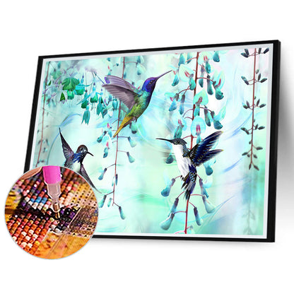 Hummingbird - Full Round Drill Diamond Painting 50*40CM