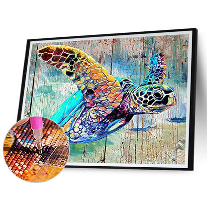 Sea Turtle - Full Round Drill Diamond Painting 50*40CM