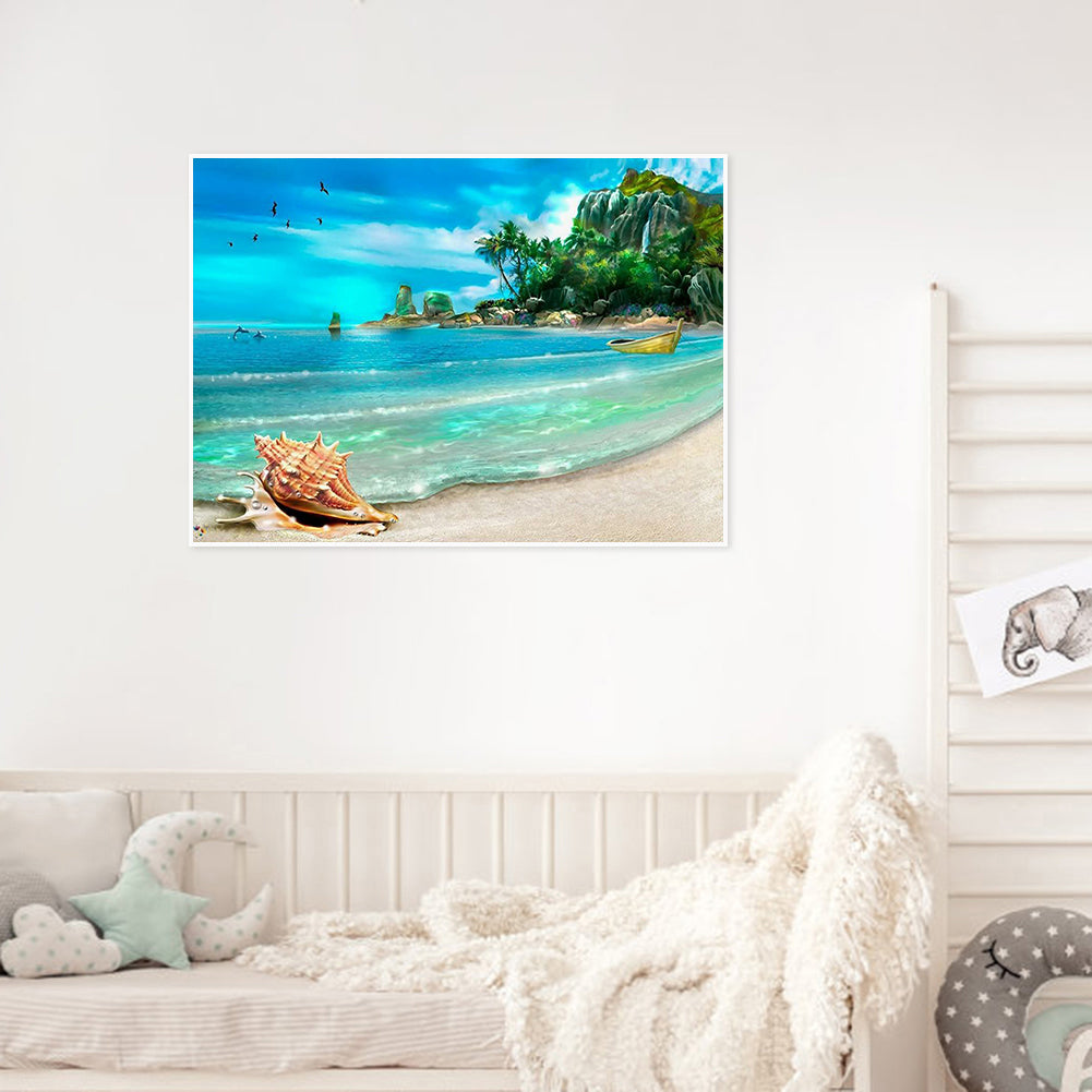 Sea Shells - Full Round Drill Diamond Painting 50*40CM