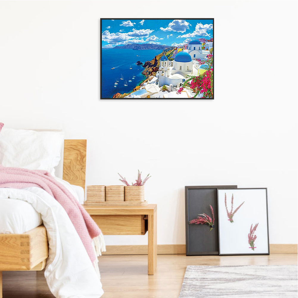 St. Fort-By-The-Sea - Full Round Drill Diamond Painting 50*40CM