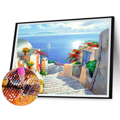 Seaside - Full Round Drill Diamond Painting 50*40CM