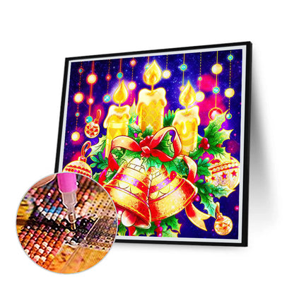 Christmas Bell Candle - Full Round Drill Diamond Painting 40*40CM