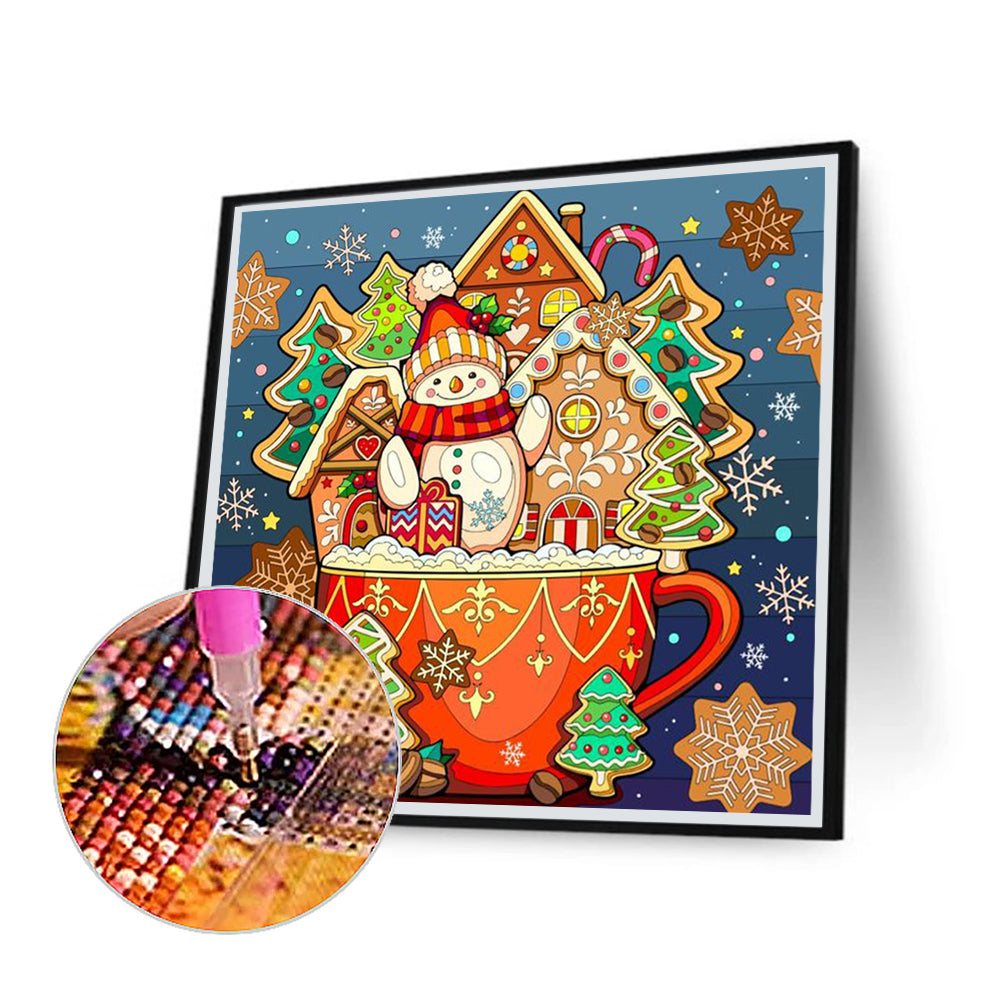 Christmas Refreshment - Full Round Drill Diamond Painting 40*40CM