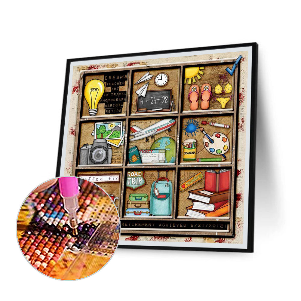 Magic Box - Full Round Drill Diamond Painting 40*40CM