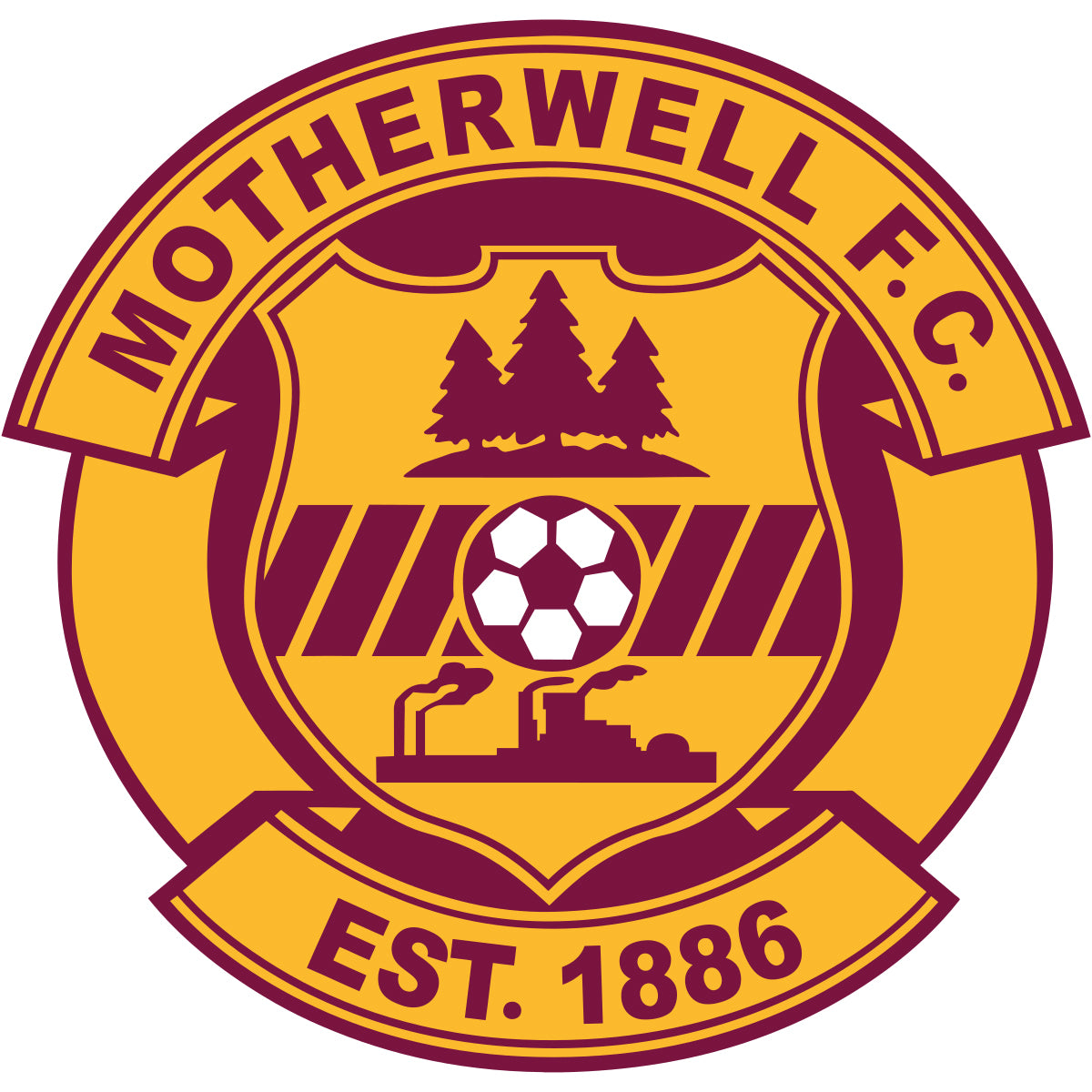 Motherwell Football Club - Full Round Drill Diamond Painting 30*30CM