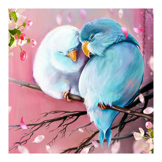 A Pair Of Parrots - Full Round Drill Diamond Painting 30*30CM