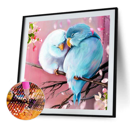 A Pair Of Parrots - Full Round Drill Diamond Painting 30*30CM