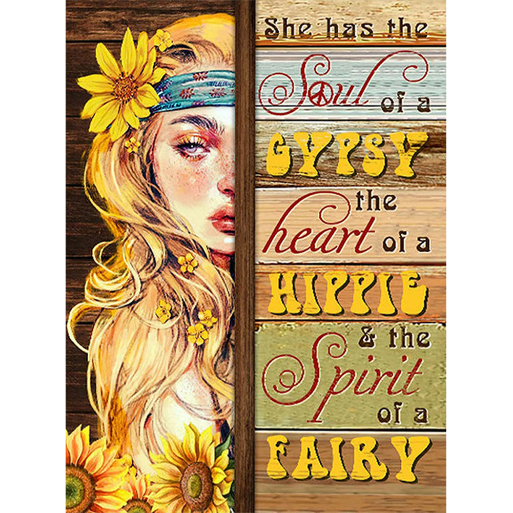 Calligraphy And Painting 40*50CM(Canvas) Full Round Drill Diamond Painting