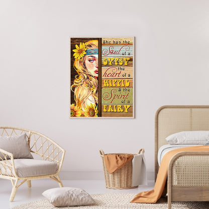 Calligraphy And Painting 40*50CM(Canvas) Full Round Drill Diamond Painting