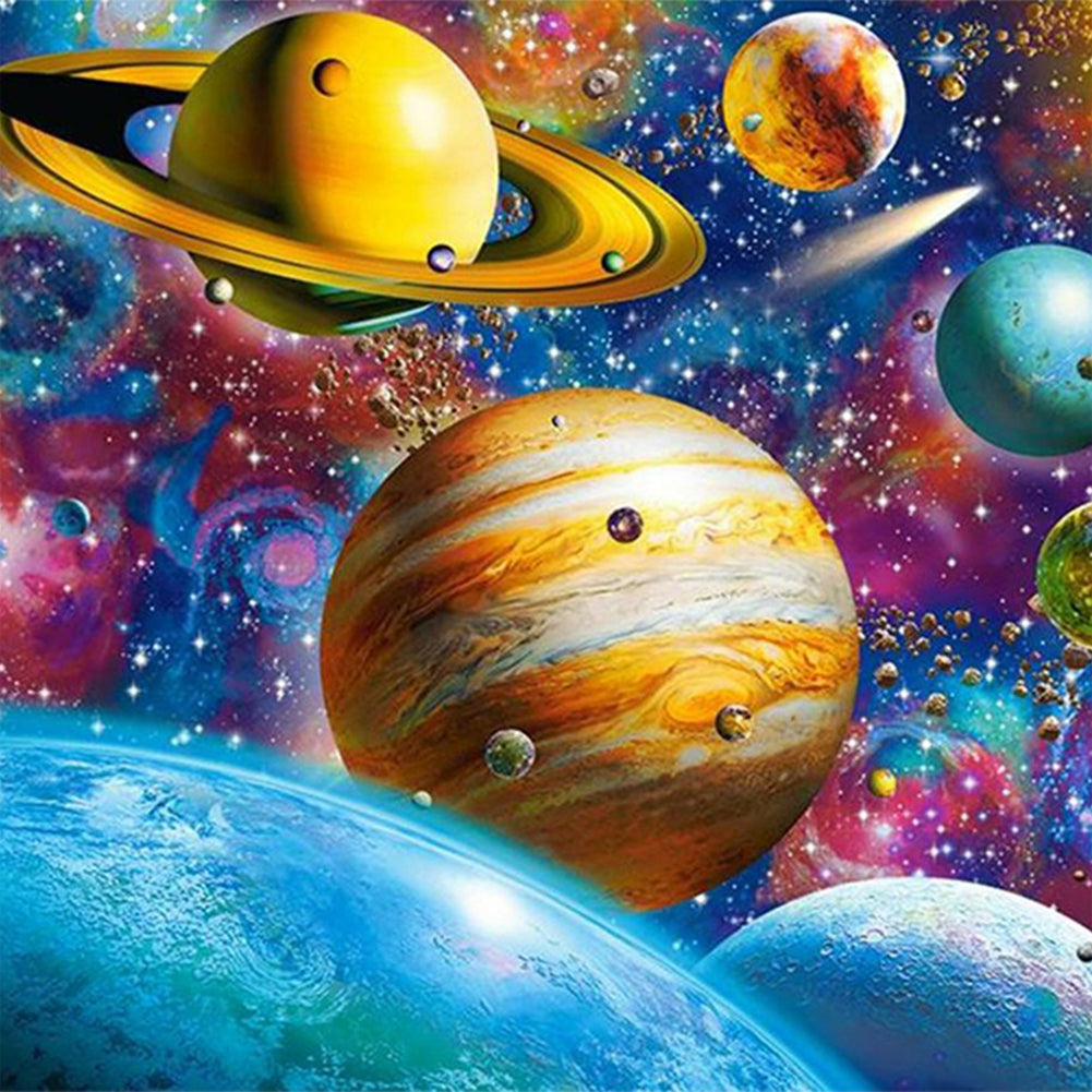 The Planet - Full Round Drill Diamond Painting 50*50CM