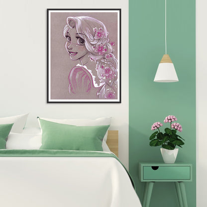Princess Rapunzel 40*50CM(Canvas) Full Round Drill Diamond Painting
