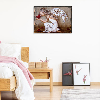 Faceless Angel 40*30CM(Canvas) Full Round Drill Diamond Painting
