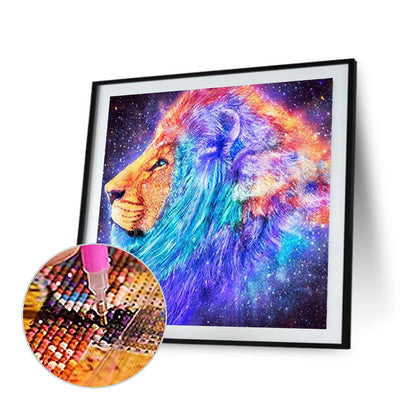 Star Lion - Full Round Drill Diamond Painting 40*40CM