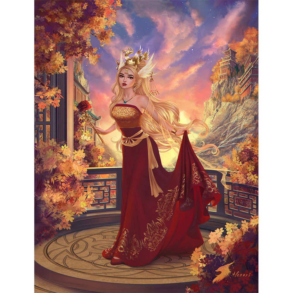 Goddess - Full Round Drill Diamond Painting 40*50CM