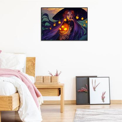 The Witch 50*30CM(Canvas) Full Round Drill Diamond Painting