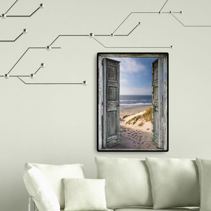Front Beach 40*50CM(Canvas) Full Round Drill Diamond Painting