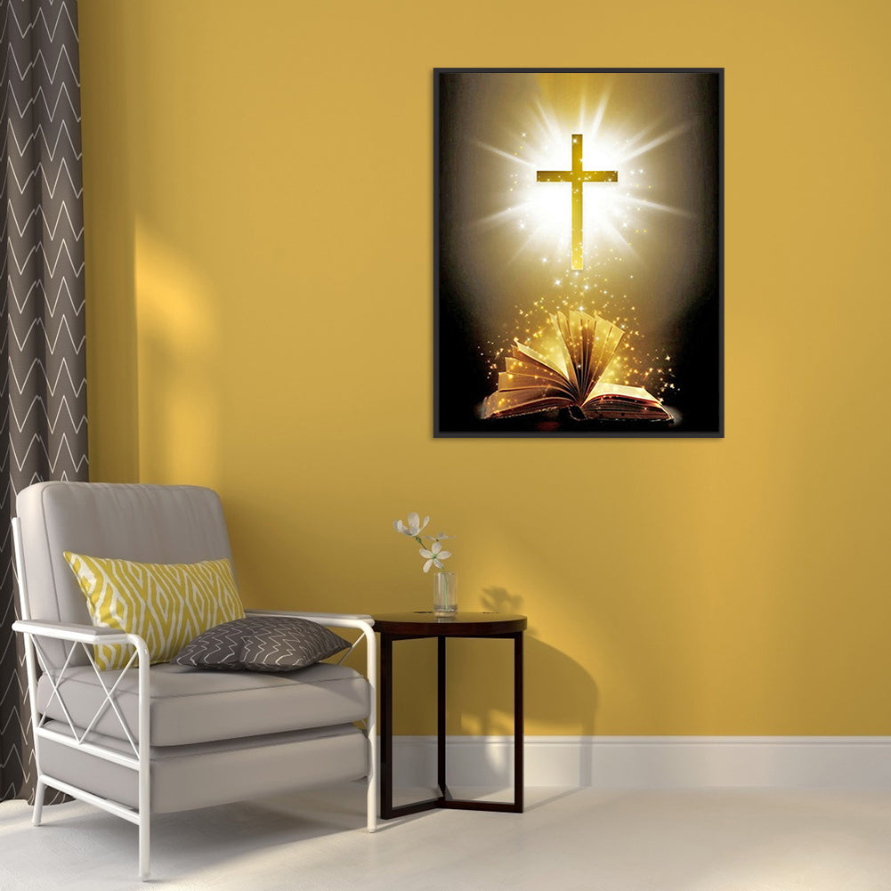 Cross 40*50CM(Canvas) Full Round Drill Diamond Painting