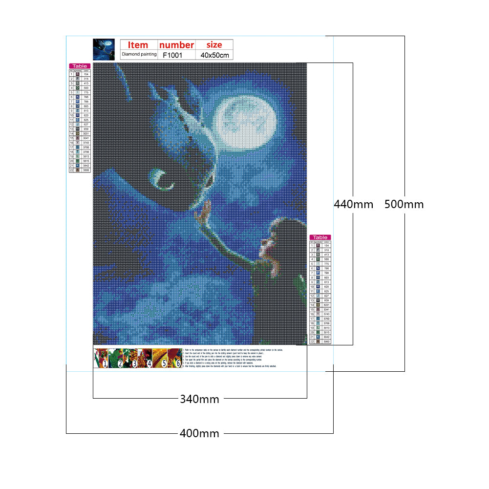 How To Train Your Dragon - Full Square Drill Diamond Painting 40*50CM