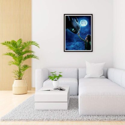 How To Train Your Dragon - Full Square Drill Diamond Painting 40*50CM