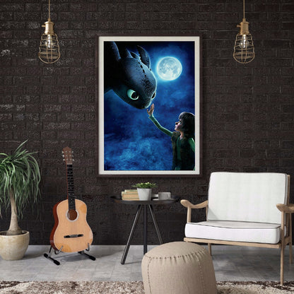 How To Train Your Dragon - Full Square Drill Diamond Painting 40*50CM