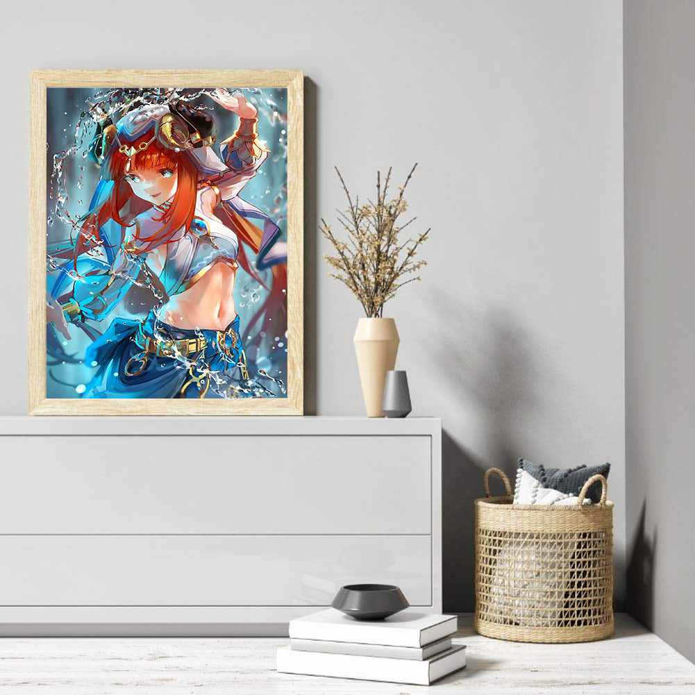 Original God Nilu 30*40CM(Canvas) Full Round Drill Diamond Painting