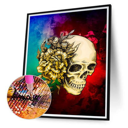 Skeleton 30*40CM(Canvas) Full Round Drill Diamond Painting