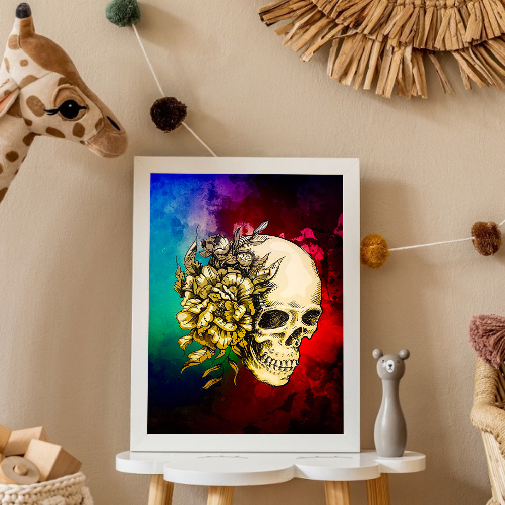 Skeleton - Full Round Drill Diamond Painting 30*40CM