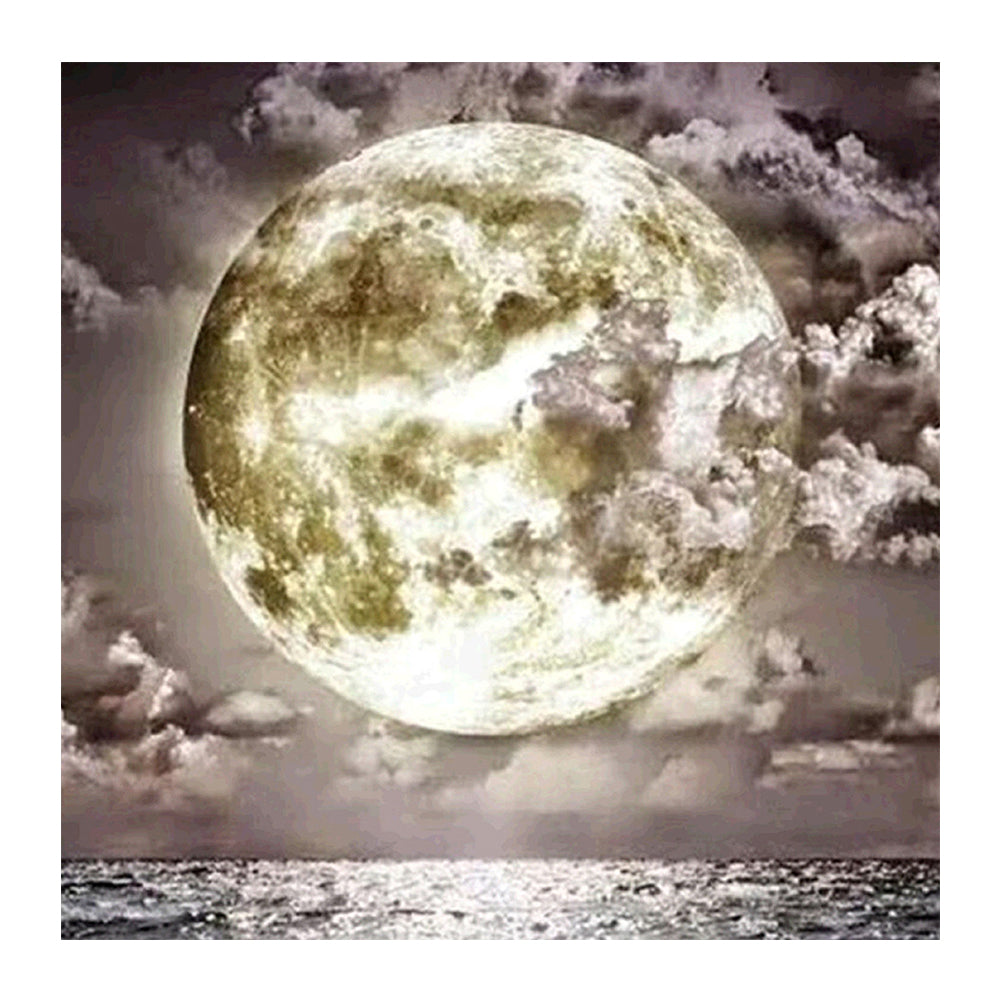 Moon - Full Square Drill Diamond Painting 30*30CM