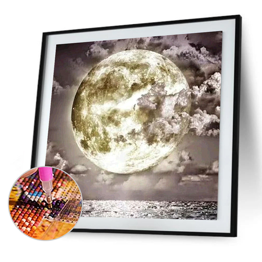 Moon - Full Square Drill Diamond Painting 30*30CM