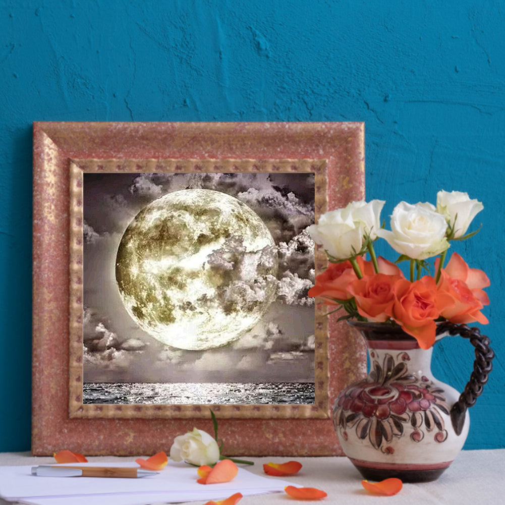 Moon - Full Square Drill Diamond Painting 30*30CM