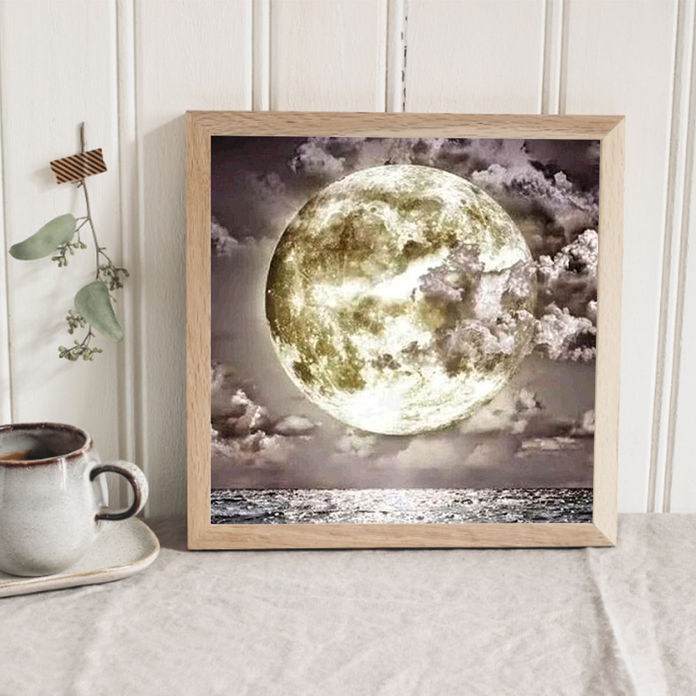Moon - Full Square Drill Diamond Painting 30*30CM