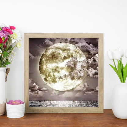Moon - Full Square Drill Diamond Painting 30*30CM