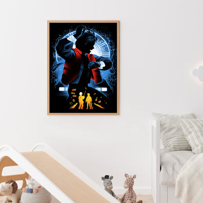 Back To The Future - Marty Mcfly Silhouette - Full Square Drill Diamond Painting 30*40CM