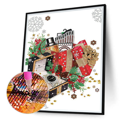 Christmas Atmosphere - Special Shaped Drill Diamond Painting 30*40CM