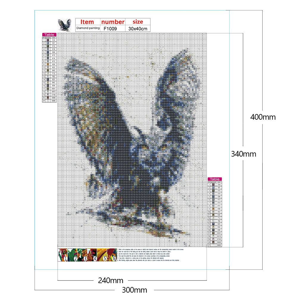 Owl - Full Square Drill Diamond Painting 30*40CM